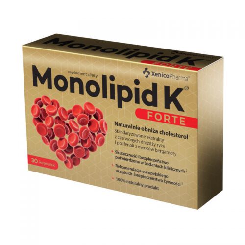Monolipid K 30 k. FORTE - XenicoPharma - na cholesterol. Super cena! Monolipid K 30 k. FORTE - XenicoPharma - na cholesterol. Super cena!