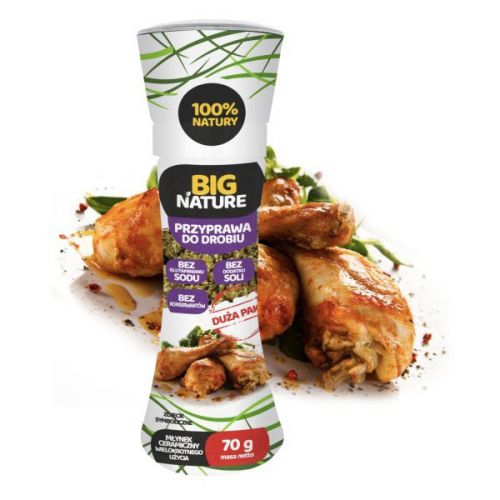 Big Nature Przyprawa Do drobiu Młynek 70 g Big Nature Przyprawa Do drobiu Młynek 70 g